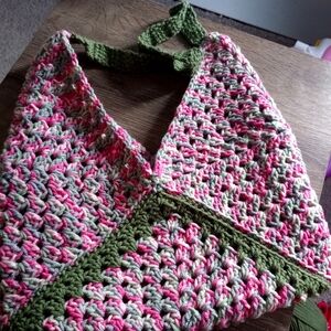 Summer Beach knit purse